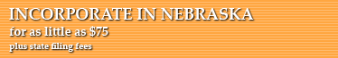 Incorporate In Nebraska