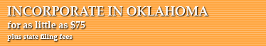 Incorporate In Oklahoma